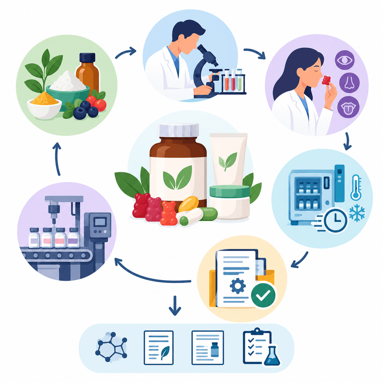 Aperçu visuel — Formulation & Développement Produit
