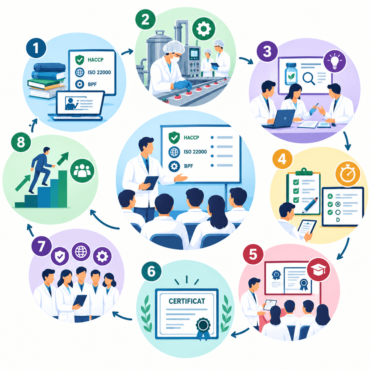 Aperçu visuel — Programme Formation Multi-Sessions