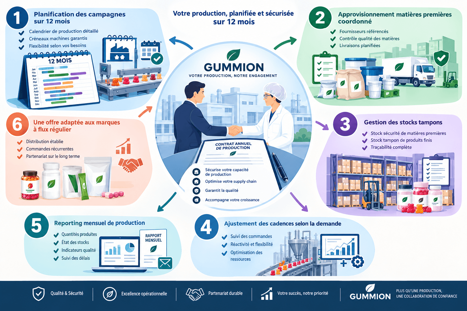 Aperçu visuel — Contrat Production Récurrente