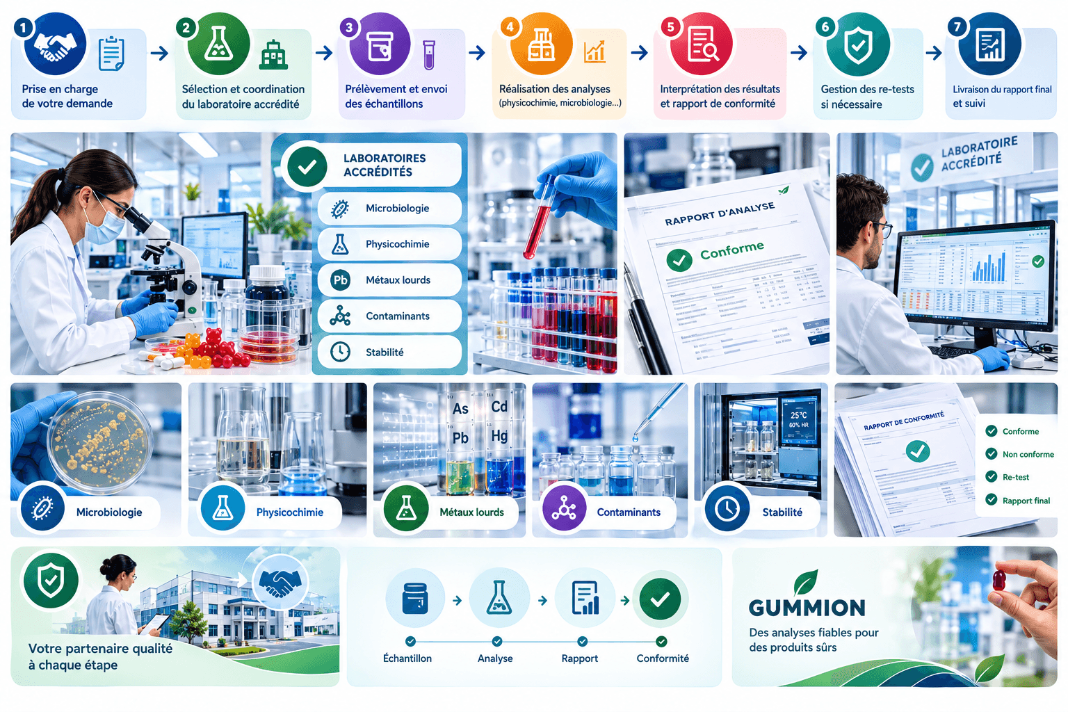 Aperçu visuel — Partenariat Laboratoires d'Analyse